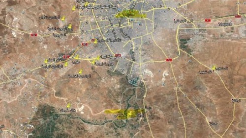 ريف حلب الجنوبي بين
