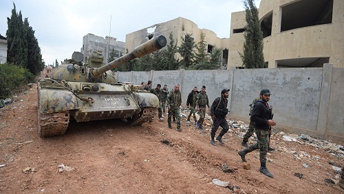 حلب تحت سيطرة الحكومة
