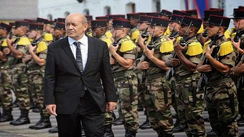 وزير الدفاع الفرنسى