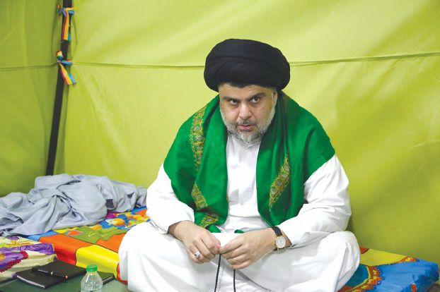 انتهاء اعتكافه: