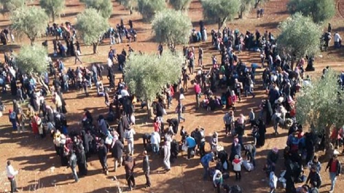 النازحون من حلب السورية