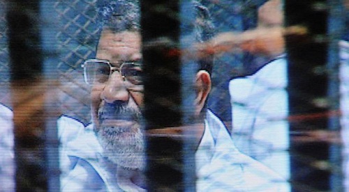 مرسي يتحدث لأول مرة