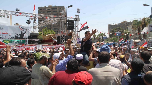 اعتصام رابعة.. بداية