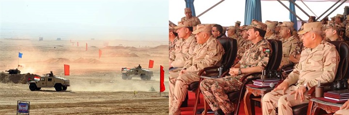 تدريب مصري أردني