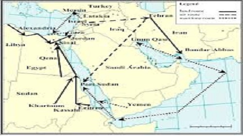 شبكات التهريب  الإيرانية